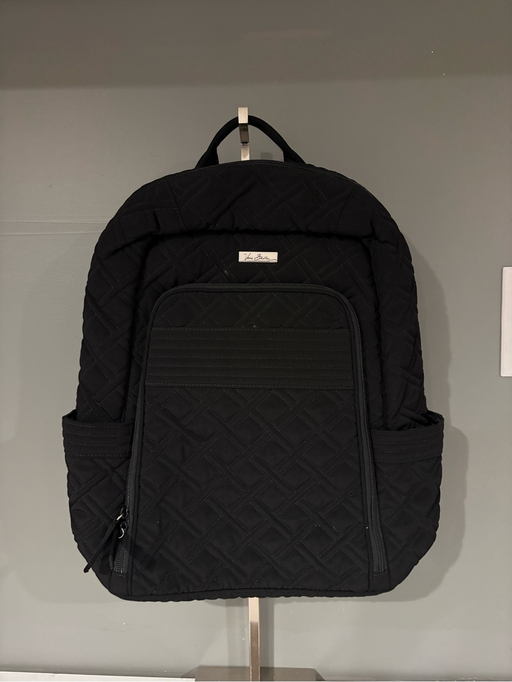Vera Bradley Quilted Black Backpack
